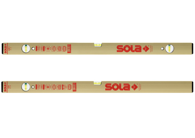 Poziomica aluminiowa magnetyczna Sola AZM 120