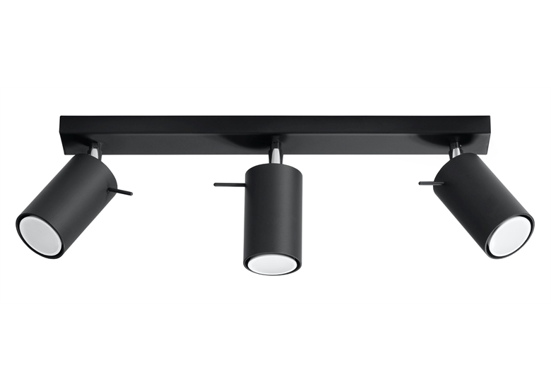 Plafon RING 3L czarny Sollux Lighting Bittersweet Shimmer