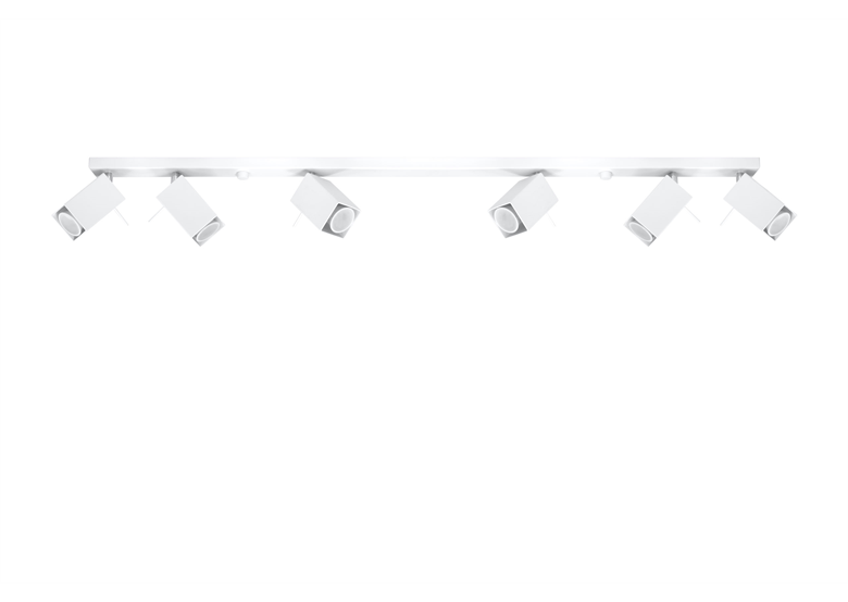 Plafon MERIDA 6L biały Sollux Lighting Bittersweet Shimmer