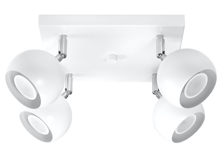 Plafon OCULARE 4 biały Sollux Lighting Bittersweet Shimmer