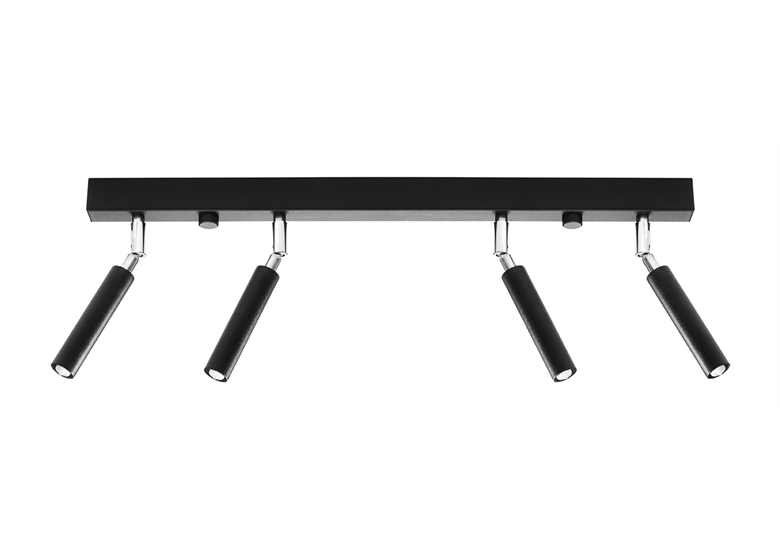 Plafon EYETECH 4 czarny Sollux Lighting Bittersweet Shimmer