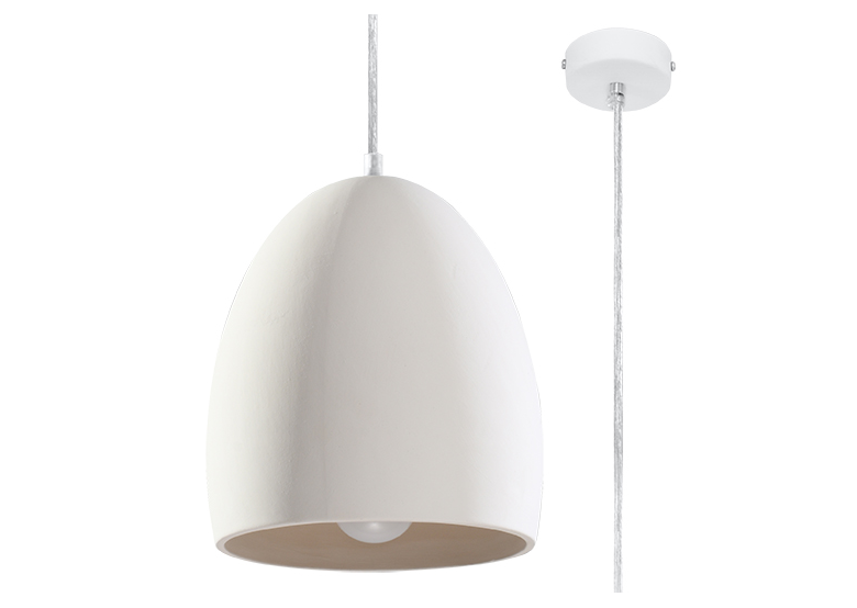 Lampa wisząca ceramiczna FLAWIUSZ Sollux Lighting Café Au Lait