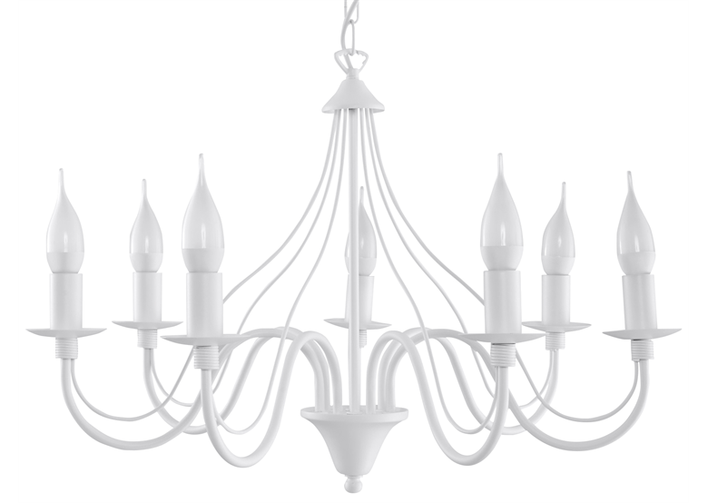 Żyrandol MINERWA 7 biały Sollux Lighting Crimson