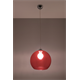 Lampa wisząca BALL czerwona Sollux Lighting French Sky