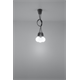 Lampa wisząca DIEGO 3 szara Sollux Lighting Nickel