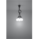 Lampa wisząca DIEGO 5 szara Sollux Lighting Nickel