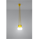 Lampa wisząca DIEGO 3 żółta Sollux Lighting Nickel