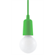Lampa wisząca DIEGO 1 zielony Sollux Lighting Nickel