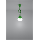 Lampa wisząca DIEGO 3 zielony Sollux Lighting Nickel