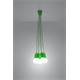 Lampa wisząca DIEGO 5 zielony Sollux Lighting Nickel