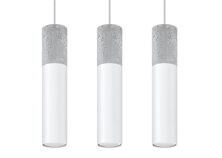 Lampa wisząca BORGIO 3L biały Sollux Lighting Persian Indigo