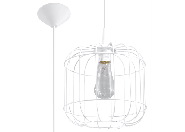 Lampa wisząca CELTA biała Sollux Lighting Powder Blue