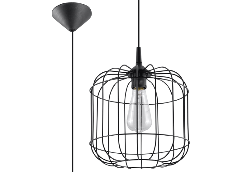 Lampa wisząca CELTA czarna Sollux Lighting Powder Blue