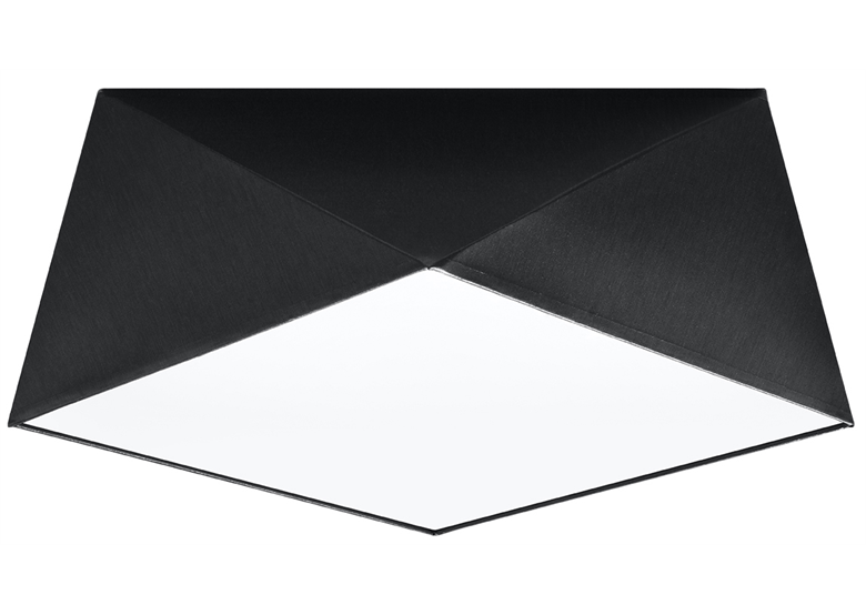 Plafon HEXA 35 czarny Sollux Lighting Spanish Orange