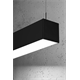 Lampa wisząca PINNE 150 czarna Sollux Lighting Toro TH.087