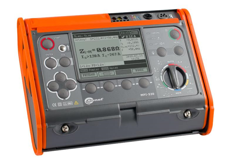 Wielofunkcyjny miernik parametrów instalacji elektrycznej Sonel MPI-530