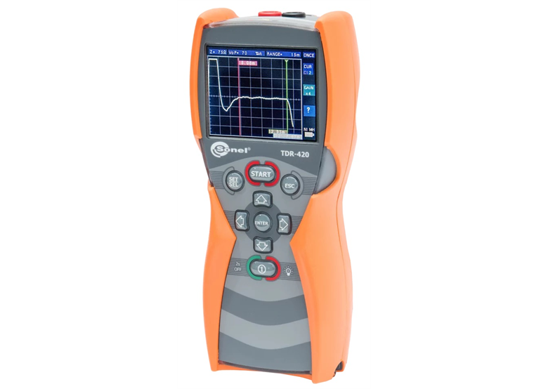 Lokalizator uszkodzeń kabli (reflektometr) Sonel TDR-420