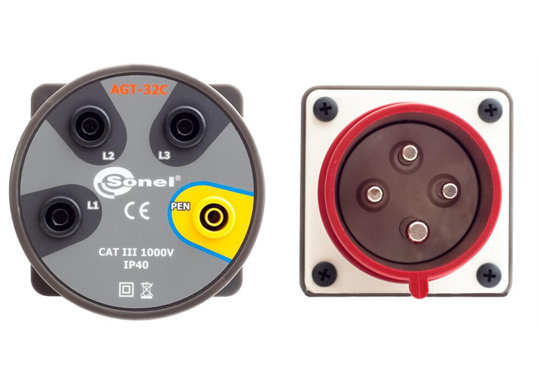 Adapter gniazd trójfazowych AGT-32A 4P Sonel WAADAAGT32C