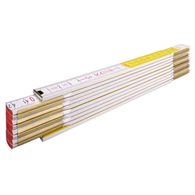 Miara składana 2m STABILA 617 buk, biało-żółta, sekcji 10 Stabila SA01128