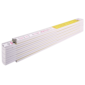 Miara składana 2m STABILA 417 buk, biało-żółta, sekcji 10 Stabila SA14555