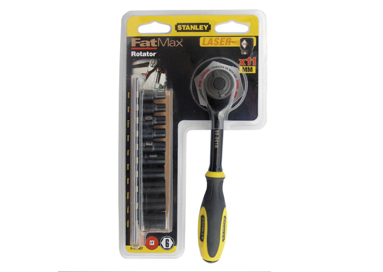 Klucze nasadowe 1/4", zestaw 11 elementów Stanley 0-94-607