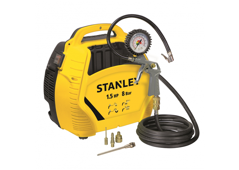 Kompresor bezolejowy z akcesoriami Stanley AIR-KIT