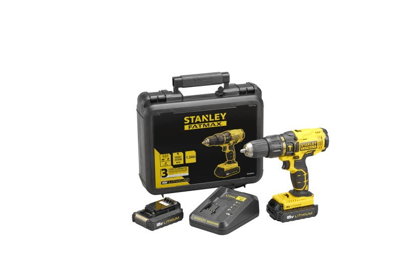 Wiertarko-wkrętarka udarowa Stanley FatMax FMC626C2K 2x1,3Ah