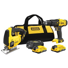 Zestaw elektronarzędzi 18V Stanley FatMax V20 SFMCK212D2S 2x2.0Ah