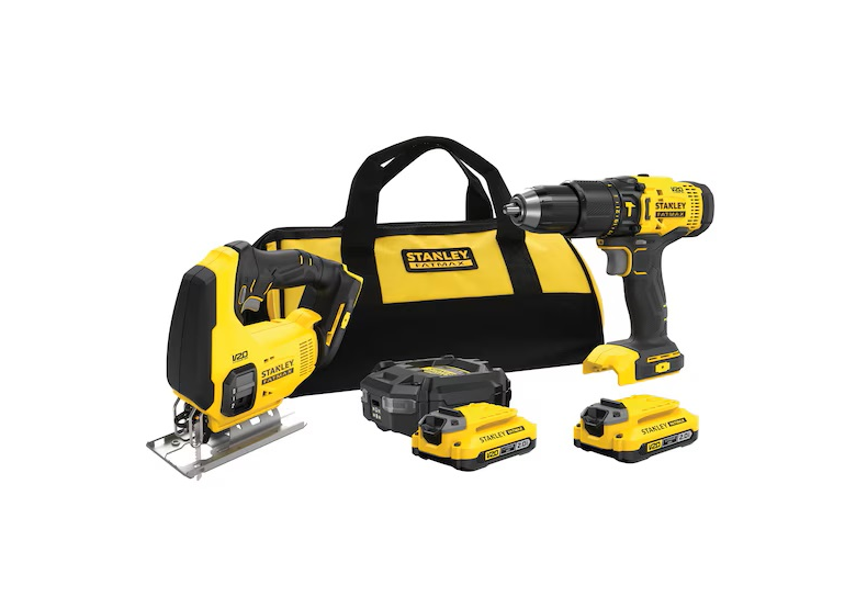 Zestaw elektronarzędzi 18V Stanley FatMax V20 SFMCK212D2S 2x2.0Ah