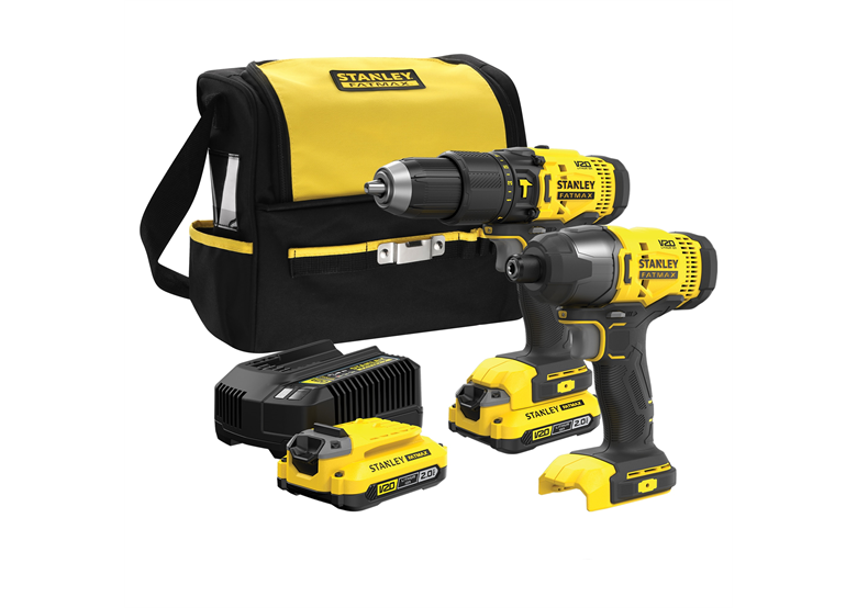 Zestaw elektronarzędzi 18V Stanley FatMax V20 SFMCK465D2S 2x2.0Ah