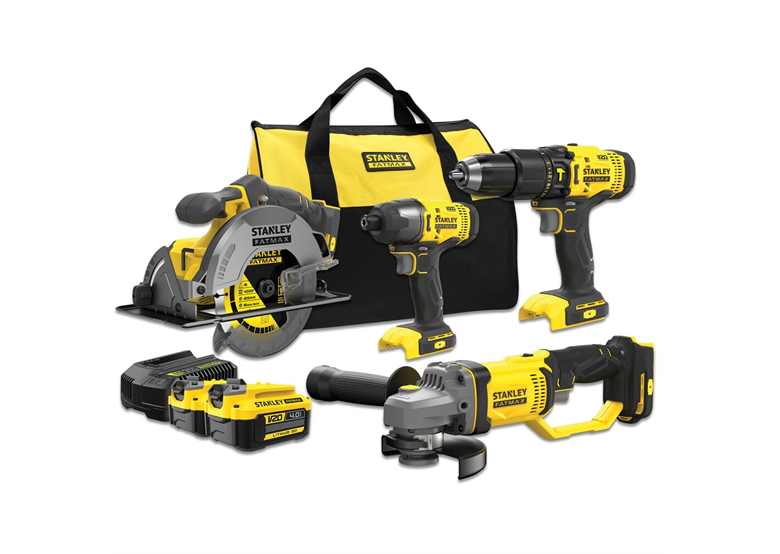 Zestaw elektronarzędzi 18V Stanley FatMax V20 SFMCK469M2 2x4.0Ah