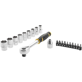Klucze nasadowe 1/2", zestaw 21 elementów Stanley FMMT82681-0