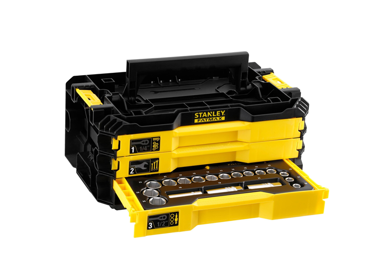 Zestaw narzędzi ręcznych w 3 szufladach, 126 elementów MODUŁ PRO-STACK Stanley FMMT98107-1