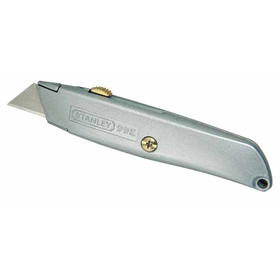 Nożyk metalowy 99e, ostrze chowane, 3 ostrza zapasowe [k] Stanley S/10-099-2