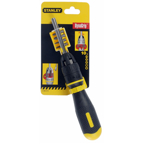 Wkrętak multibit z grzechotką + 10 końcówek [k] Stanley S/68-010-0