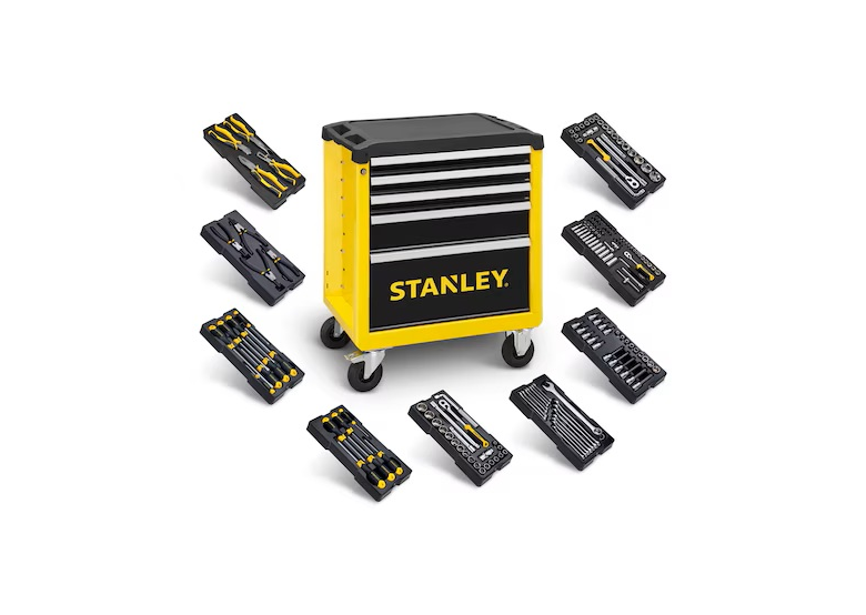 Wózek narzędziowy z wyposażeniem, 144 szt. Stanley STHT0-80442