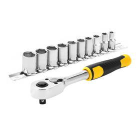 Zestaw grzechotka 1/4" i akcesoria 11 szt.  72T Stanley STMT82666-0