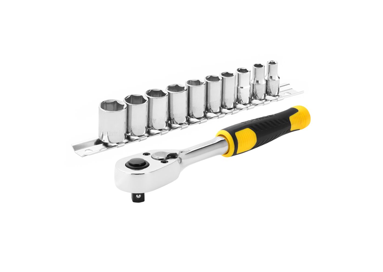 Zestaw grzechotka 1/4" i akcesoria 11 szt.  72T Stanley STMT82666-0