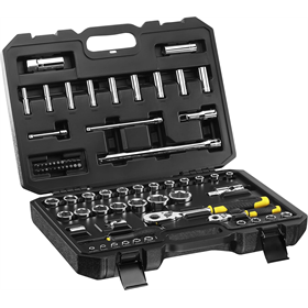 Klucze nasadowe 1/2", 1/4", zestaw 72 elementów Stanley STMT82831-1