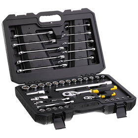 Klucze nasadowe 1/2", 1/4", zestaw 41 elementów Stanley STMT82832-1
