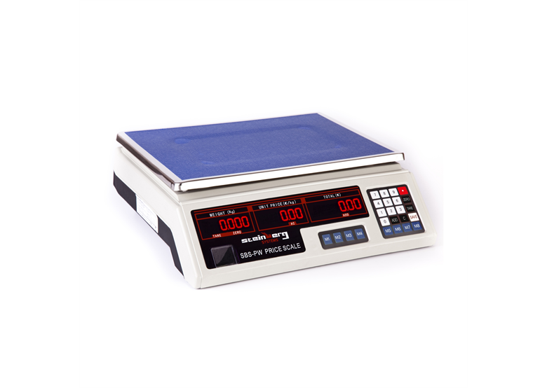 Balance de contrôle - 30 kg / 1 g - 34 x 23 cm - 6 écrans LCD sur trépied