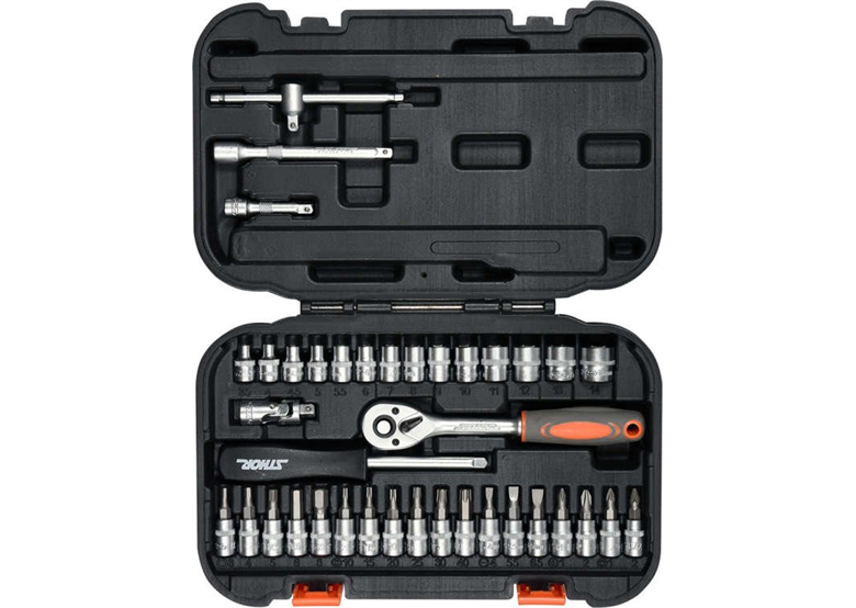 Zestaw narzędziowy XS 1/4" 38szt. Sthor 58640