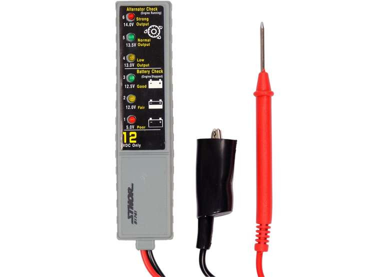 Tester akumulatora i alternatora Sthor 81741