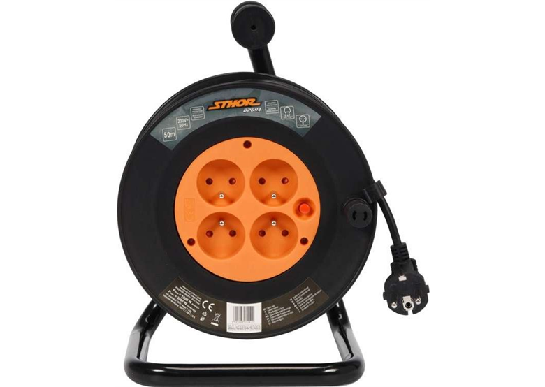 Przedłużacz bębnowy 50m Sthor 82694