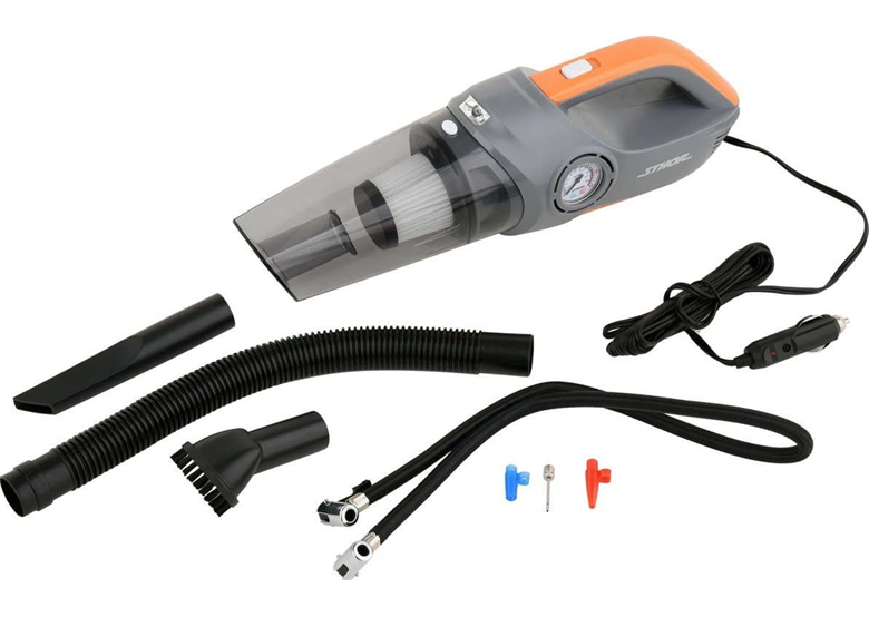 Bezprzewodowy odkurzacz samochodowy z kompresorem Sthor 82953