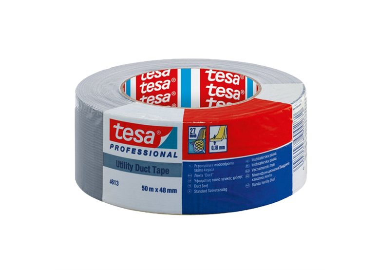 Taśma naprawcza Duct Tape 50m x 48mm, srebrna Tesa 04613