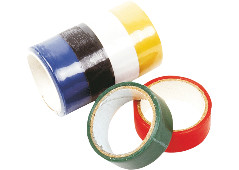 Taśmy izolacyjne 19mm x 3m, zestaw 6szt. Top Tools 24B115