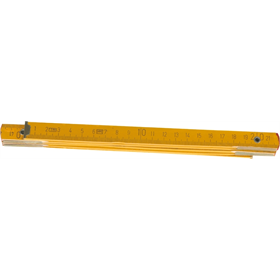 Miara składana drewniana 1m, żółta Top Tools 26C011