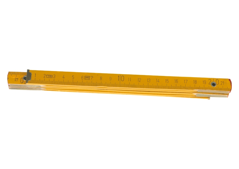 Miara składana drewniana 1m, żółta Top Tools 26C011