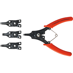 Szczypce do pierścieni osadczych 150mm, zestaw 4szt. Top Tools 32D320